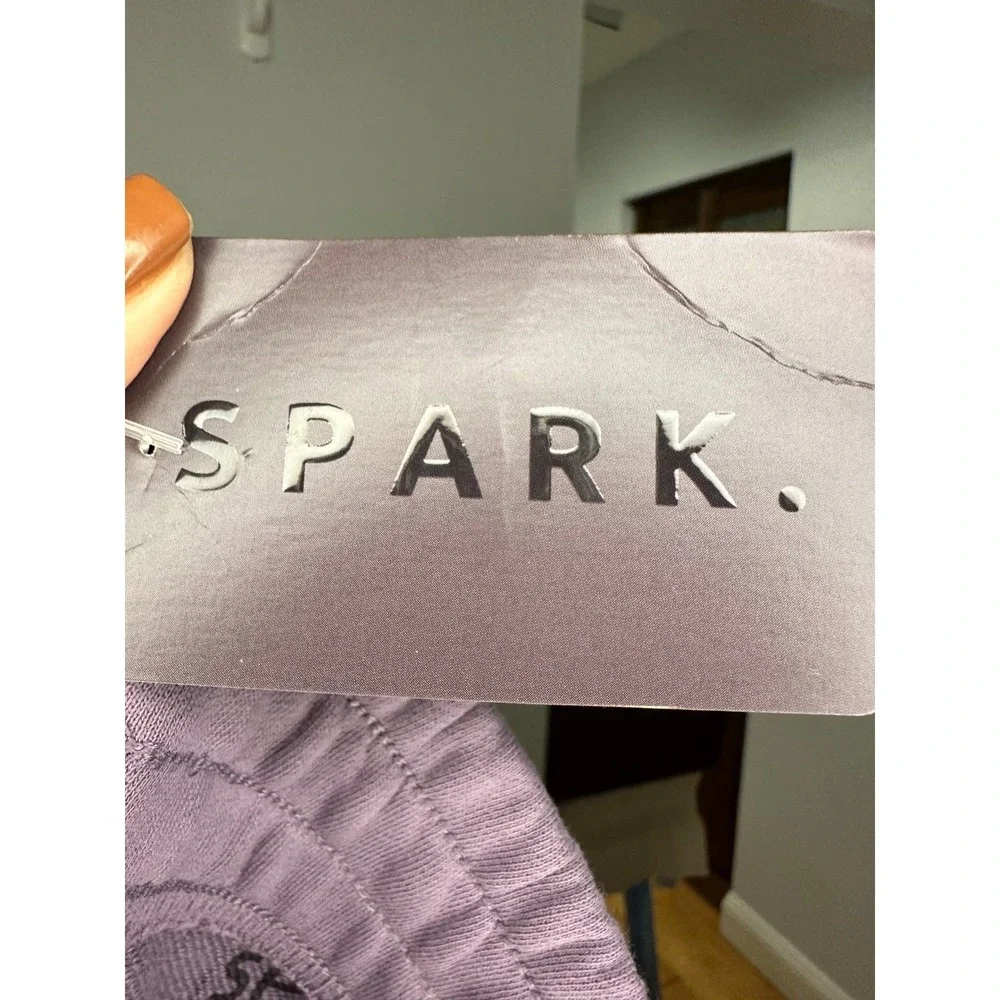 Spark‎ Mens Mid-Weight Jogger Sweatpants Lounge Pants - Amethyst - Large